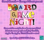 Free board game night at Sweat Records