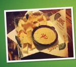 Free queso dip at Lime Fresh Mexican