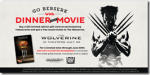 Free movie ticket for The Wolverine with purchase
