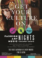 Free Fashion Arts Music night in the Grove