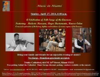 Free concert: Folk Songs of the Americas