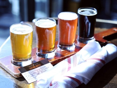 Beer Flight / courtesy of City Tap