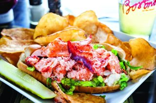 Lobster Roll for the super bowl / photo by gyorgy papp