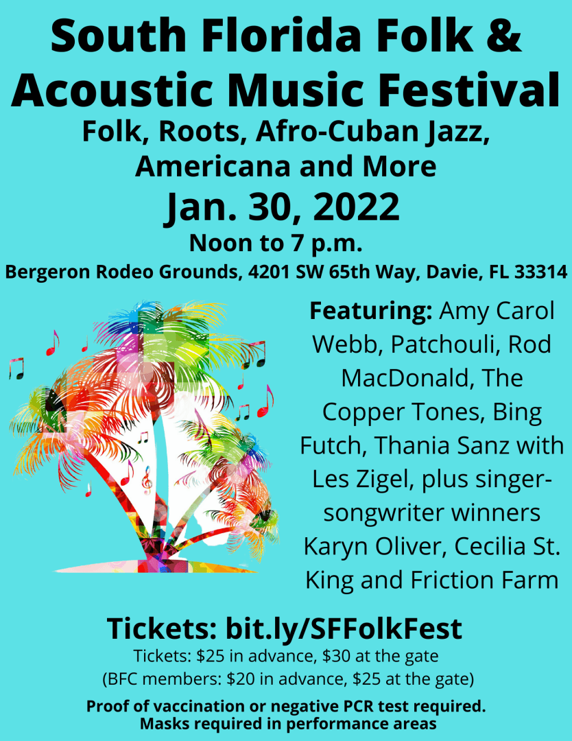 South Florida Folk & Acoustic Music Festival Get tickets now & save 5