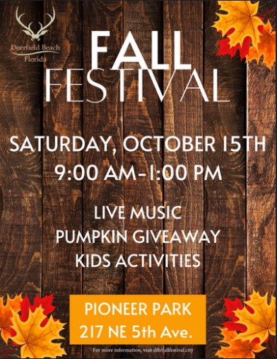 Get free pumpkin and entry at Fall Festival in Deerfield - South ...