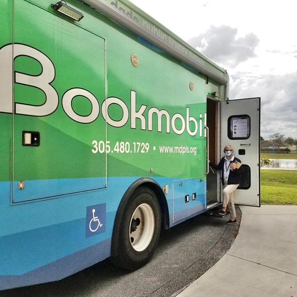 Can't make it to library? Check out a Bookmobile or Technobus near you!