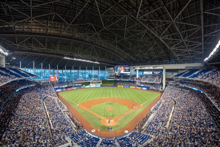 Miami Marlins baseball home game ticket