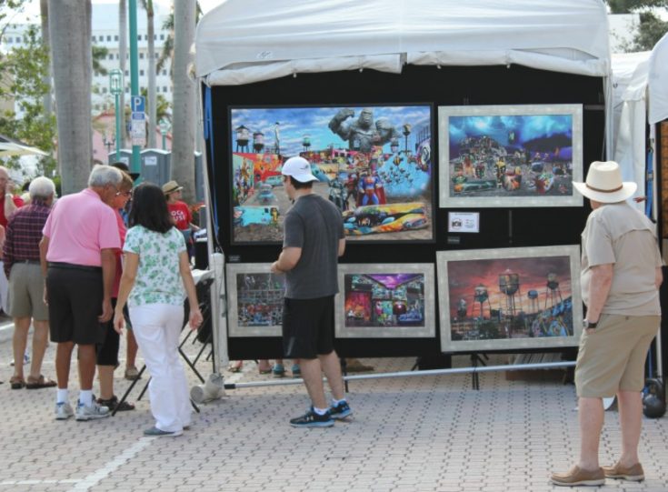 Free entry for Art Festival in Boca Raton South Florida on the Cheap