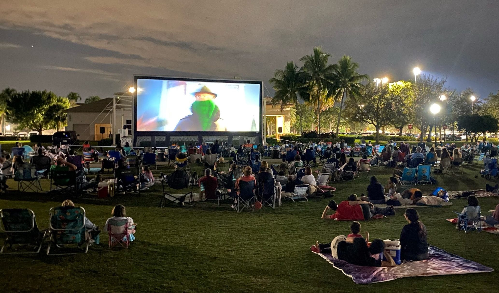 Free films outdoors in Weston