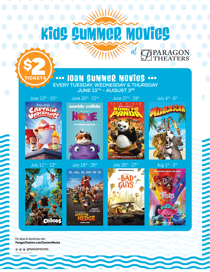 paragonkidssummermovies South Florida on the Cheap