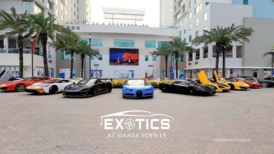 Free 'Exotics At Dania Pointe' features luxury cars South Florida on