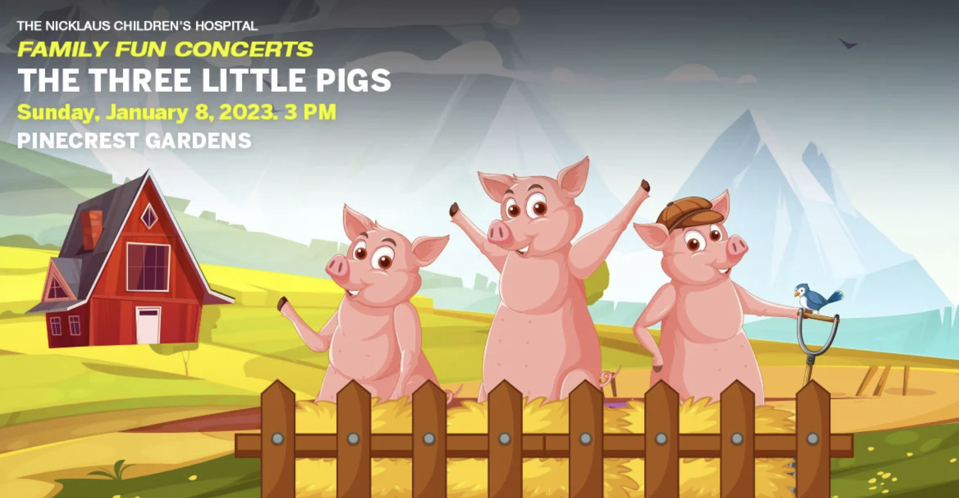 'The Three Little Pigs' meet Mozart's music at Pinecrest Gardens