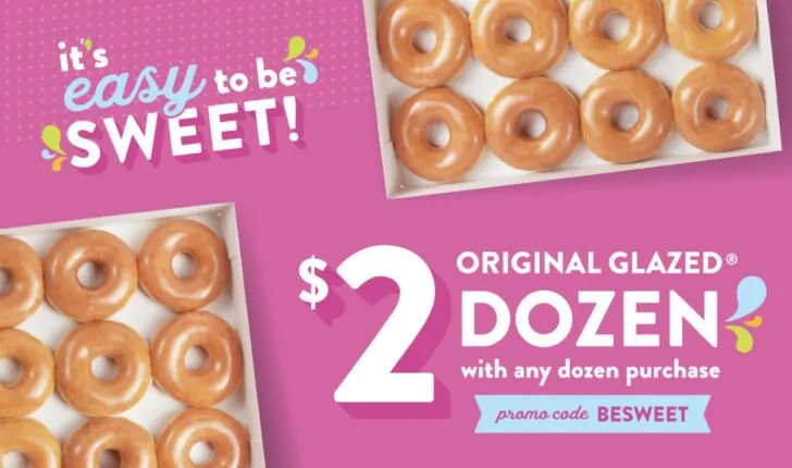 Krispy Kreme Game Day deal this weekend - Buy a dozen and get a