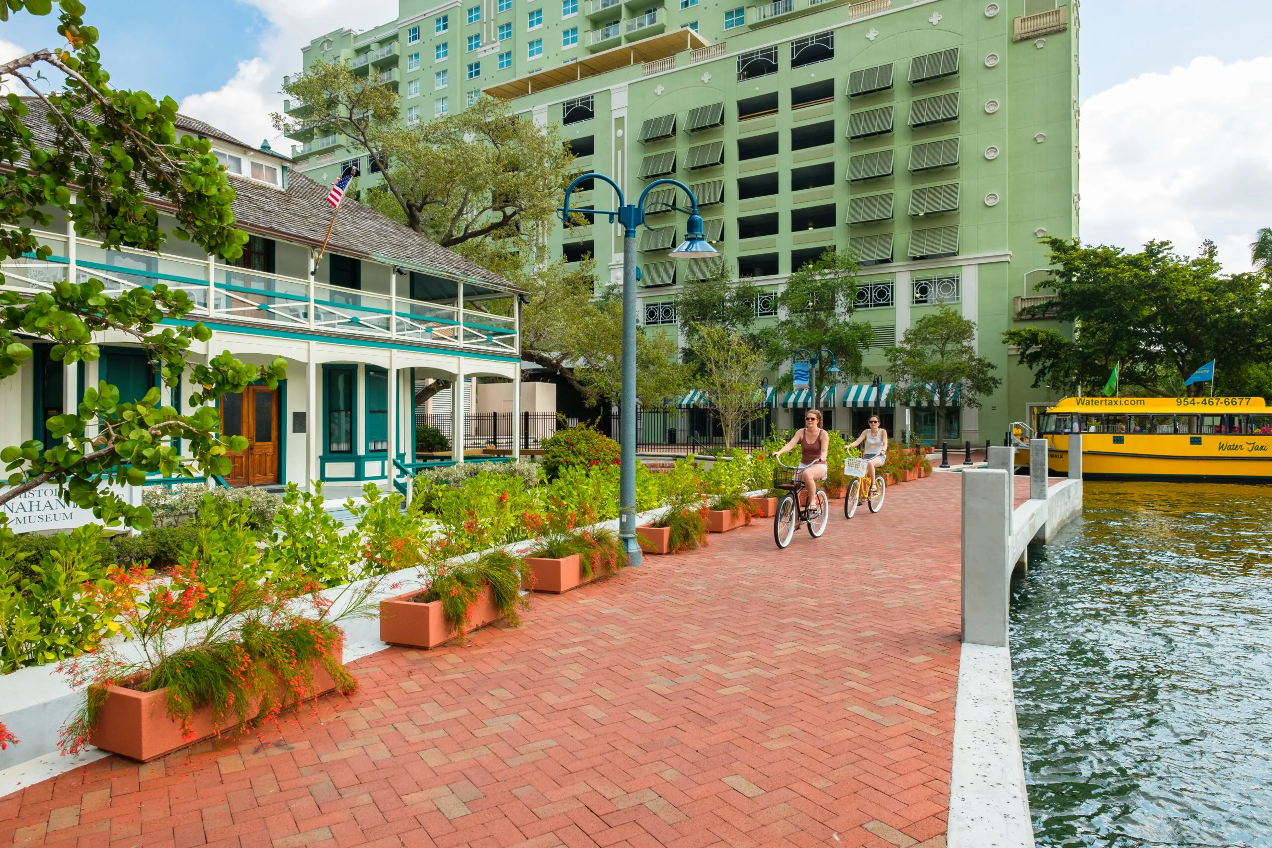 Riverwalk is delightful for waterfront walks, photo ops & festivals