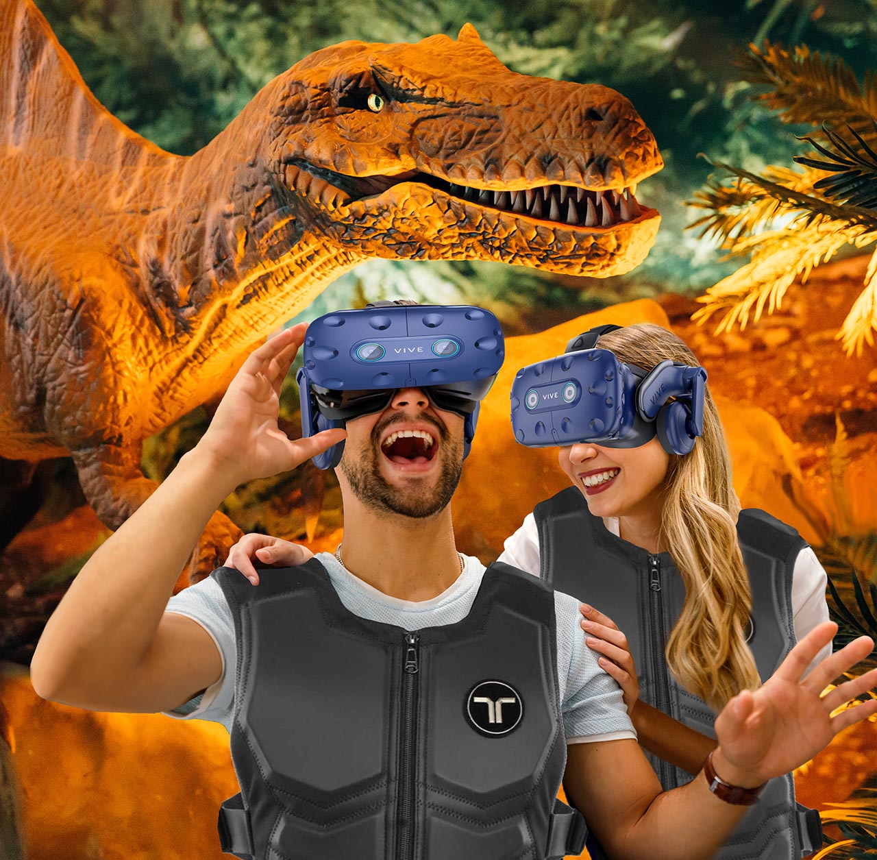 Jurassic VR Park dinosaur adventure discount South Florida on the Cheap