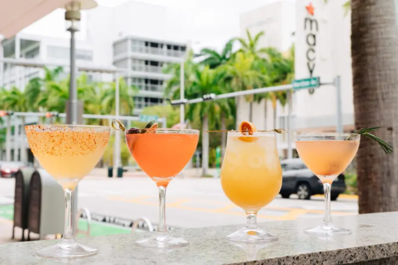 Happy Hour Specials on Lincoln Road in Miami Beach
