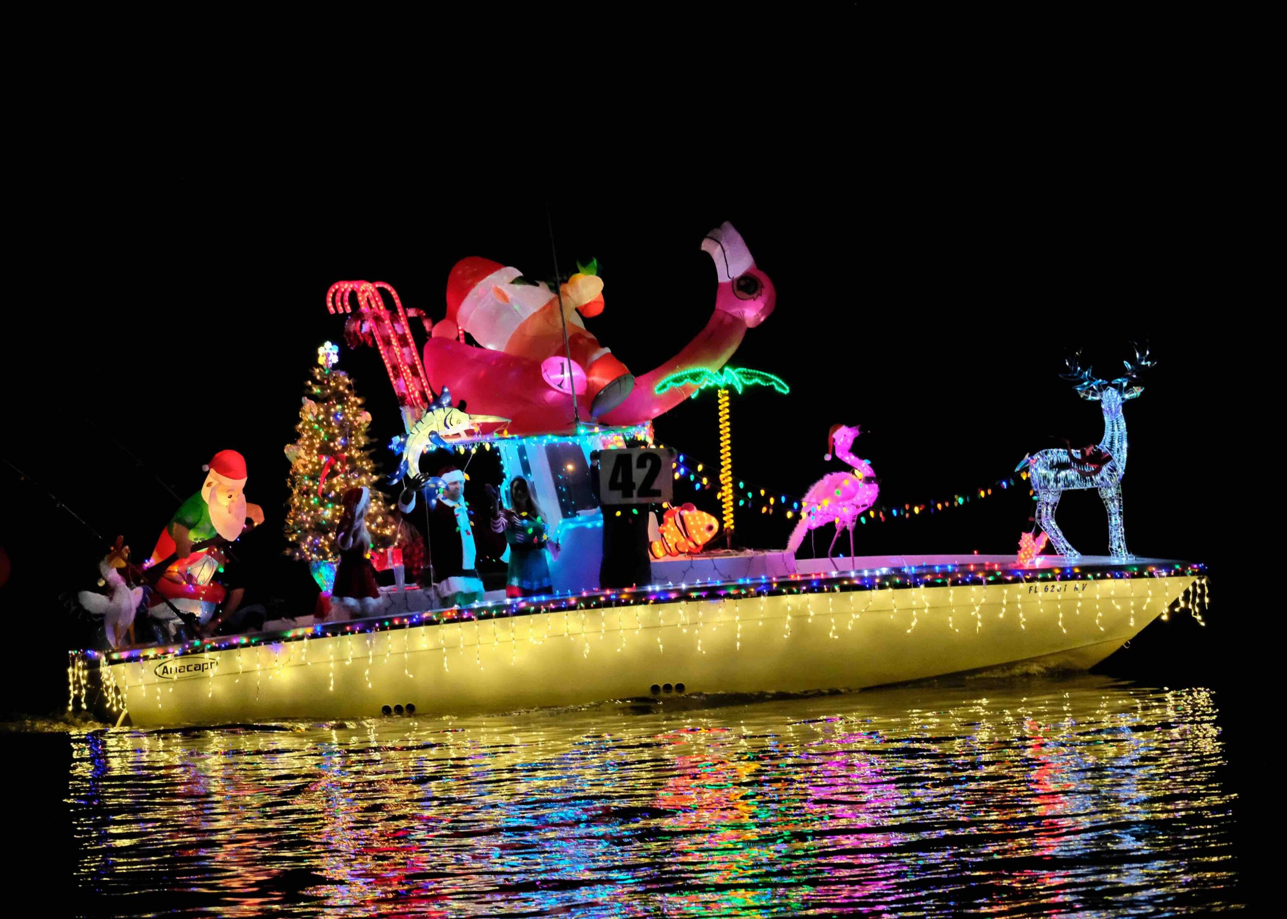Boynton Beach Boat Parade with free watch areas South Florida on the