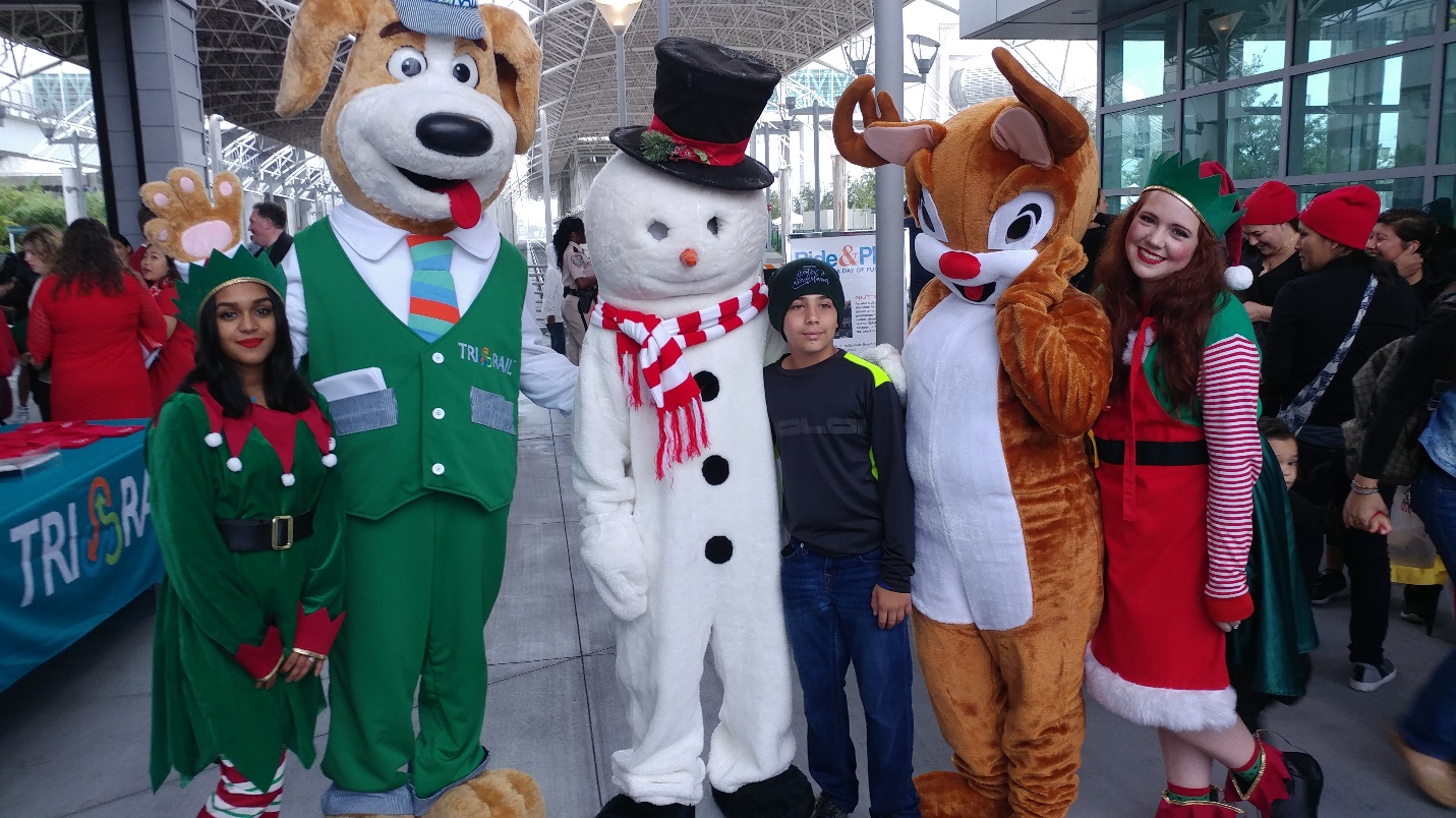 Free Winter Wonderland at Tri-Rail Miami Airport Station