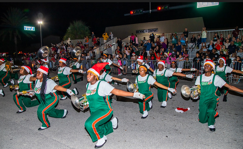Yuletide on Atlantic Parade in Pompano Beach
