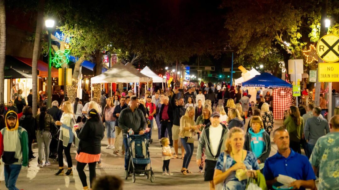 Delray Beach tree lighting, yuletide street fair & Holiday Village