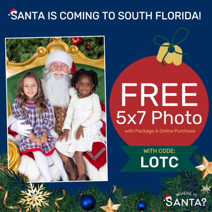 Free Santa photo South Florida