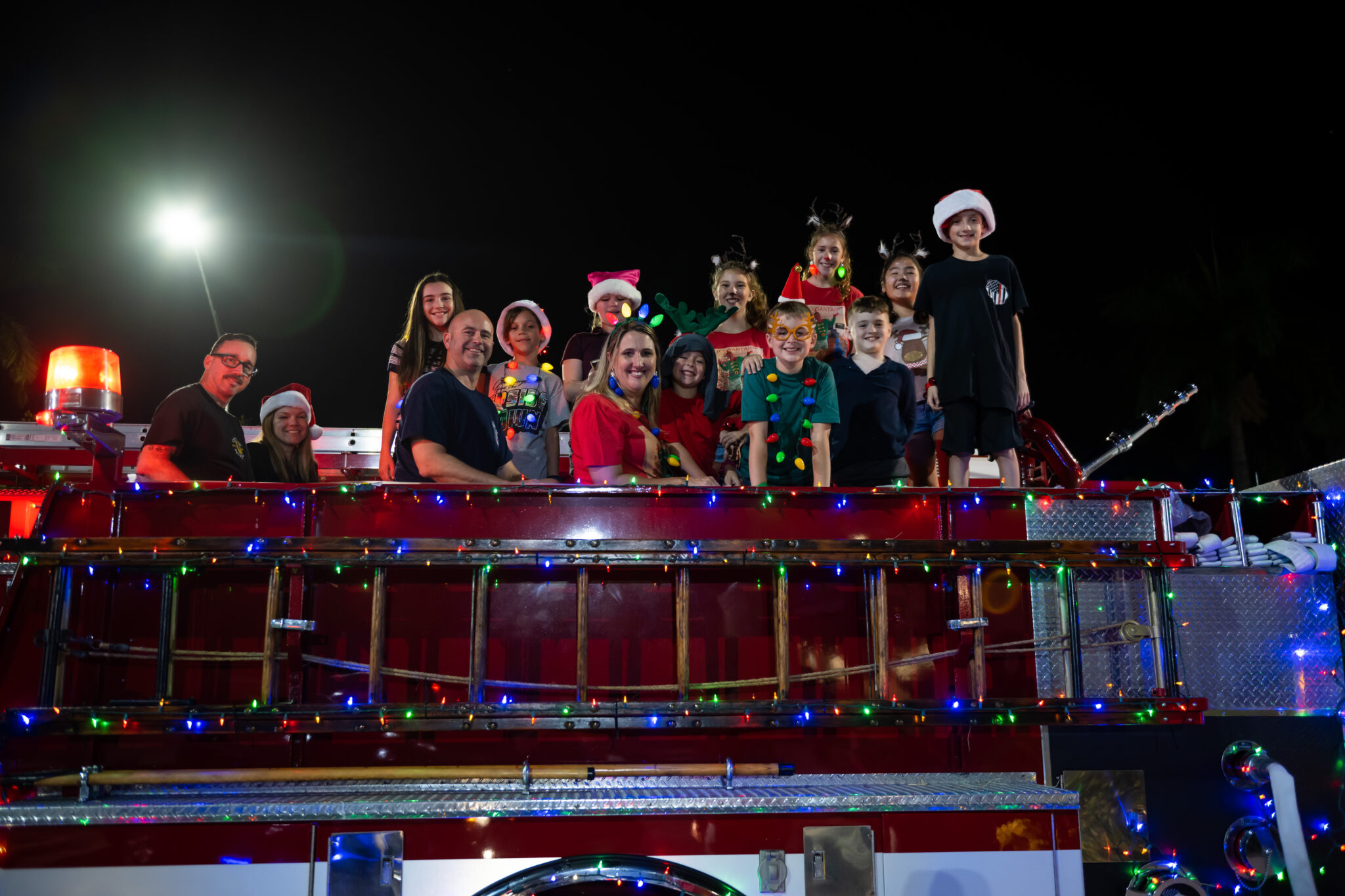 Holiday parade in Coral Springs South Florida on the Cheap