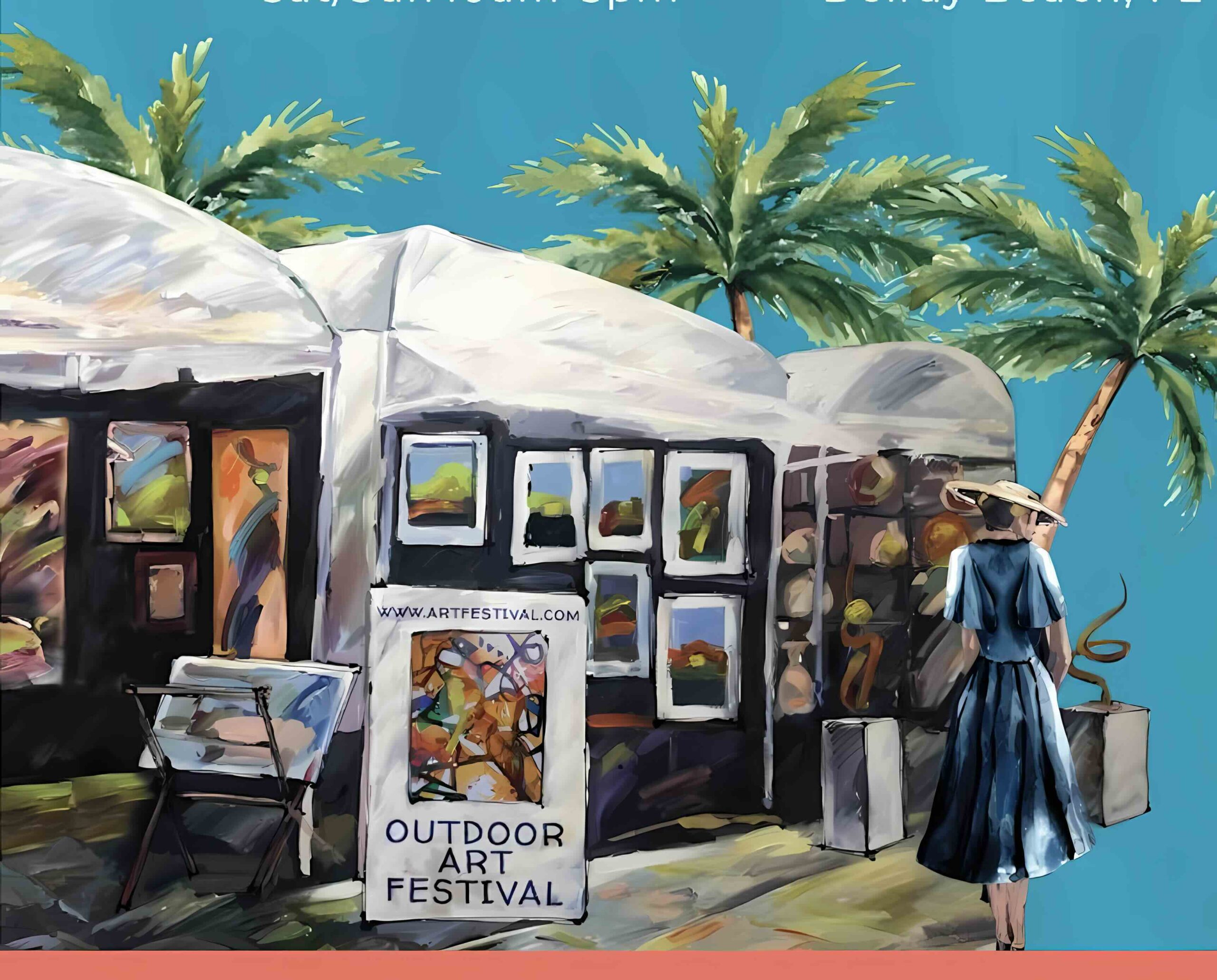 Free Downtown Delray Beach Festival of the Arts in new location South