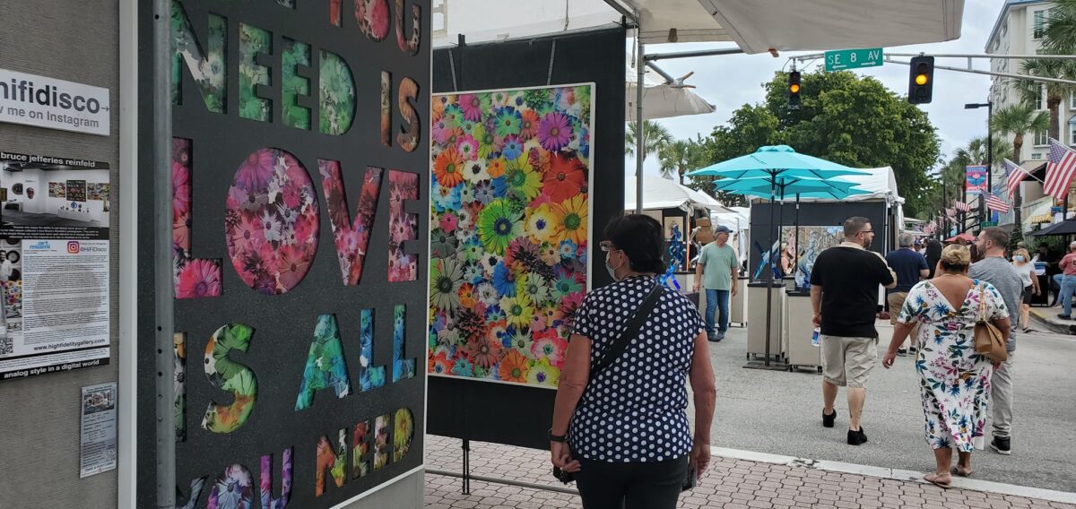 Free Las Olas Art Fair in Fort Lauderdale South Florida on the Cheap