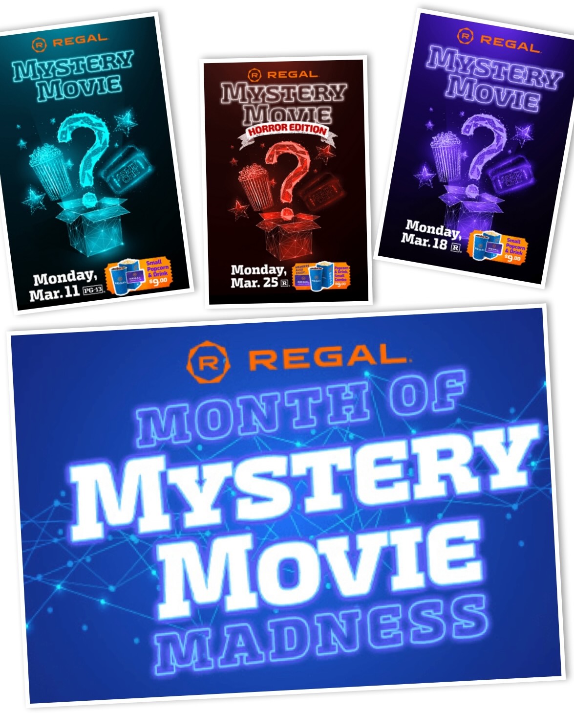 Mystery Movie Mondays at select Regal Cinemas