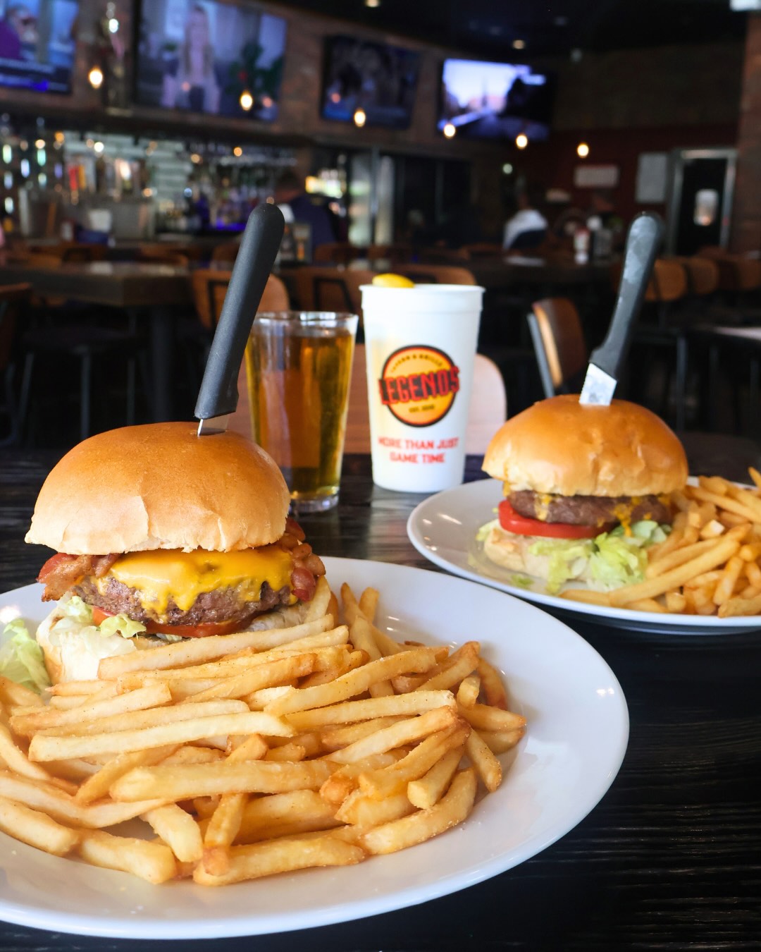 Celebrate National Cheeseburger Day at Legends Tavern & Grille South