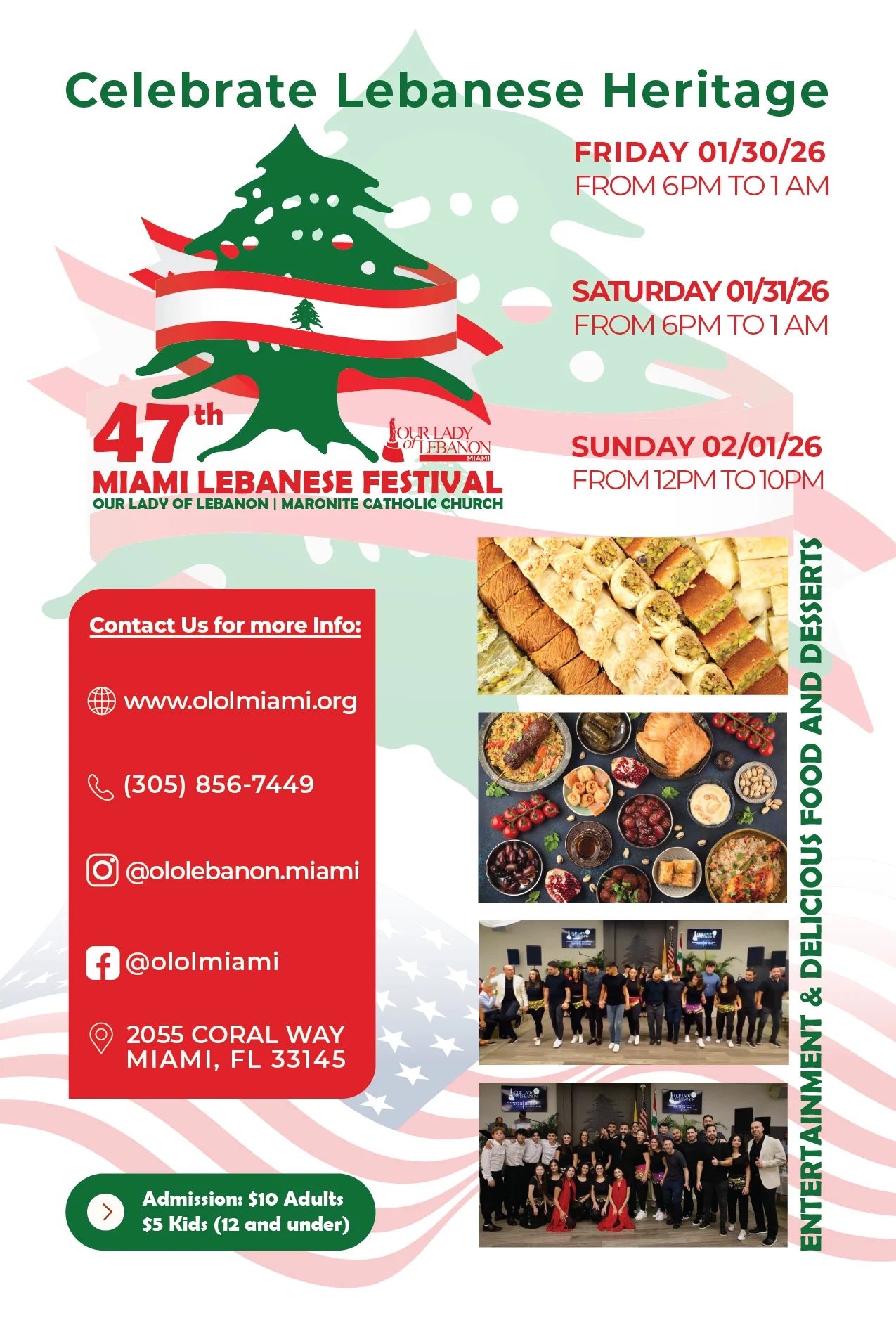 47th Annual Lebanese Festival in Miami