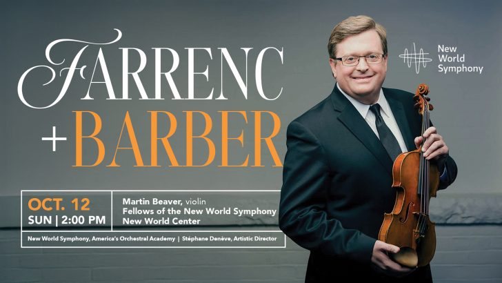 New World Symphony chamber music Farrenc and Barber
