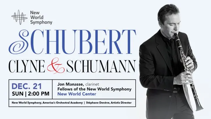 New World Symphony chamber concert Schubert Clyne and Schumann