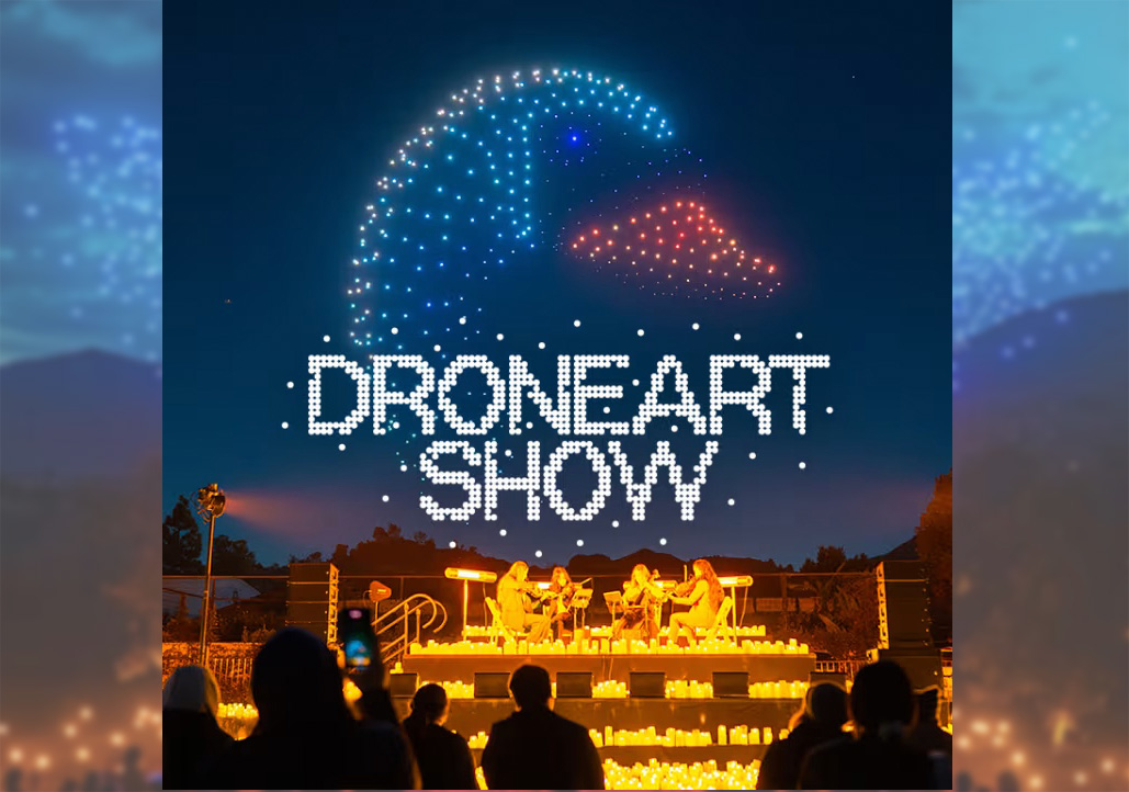 Drone shows set to music in Miramar