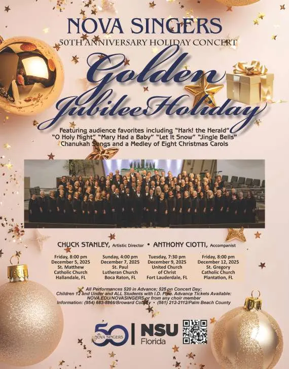 Nova Singers holiday concert