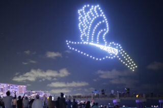 Firefly drone show Boca