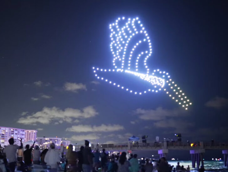 Firefly drone show Boca
