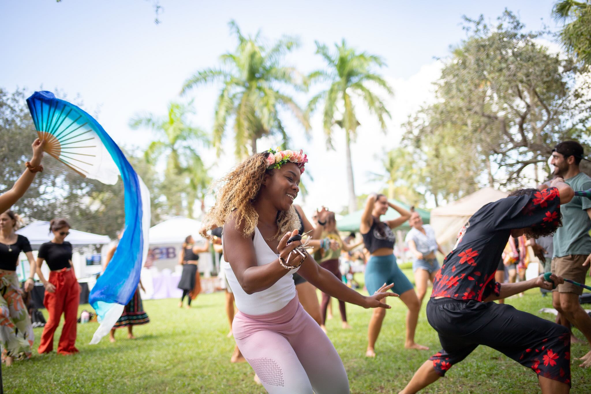 Coco Market A Community Celebration - Dancing At Coco Market Delray 