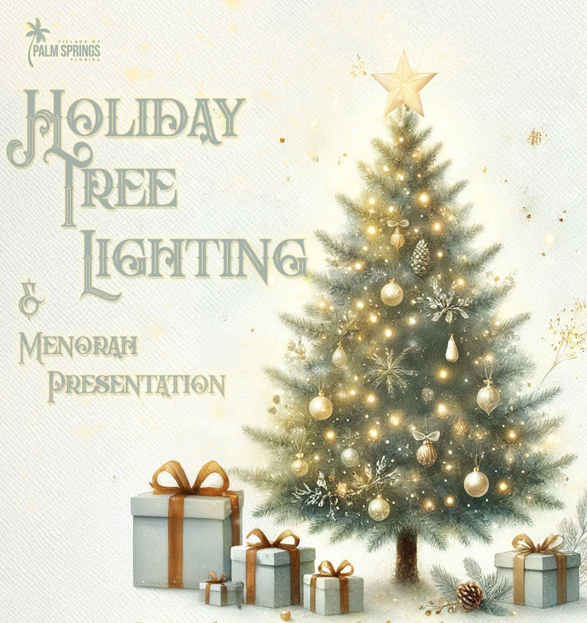 Holiday Tree Lighting & Menorah Presentation, Palm Springs, Dec. 6
