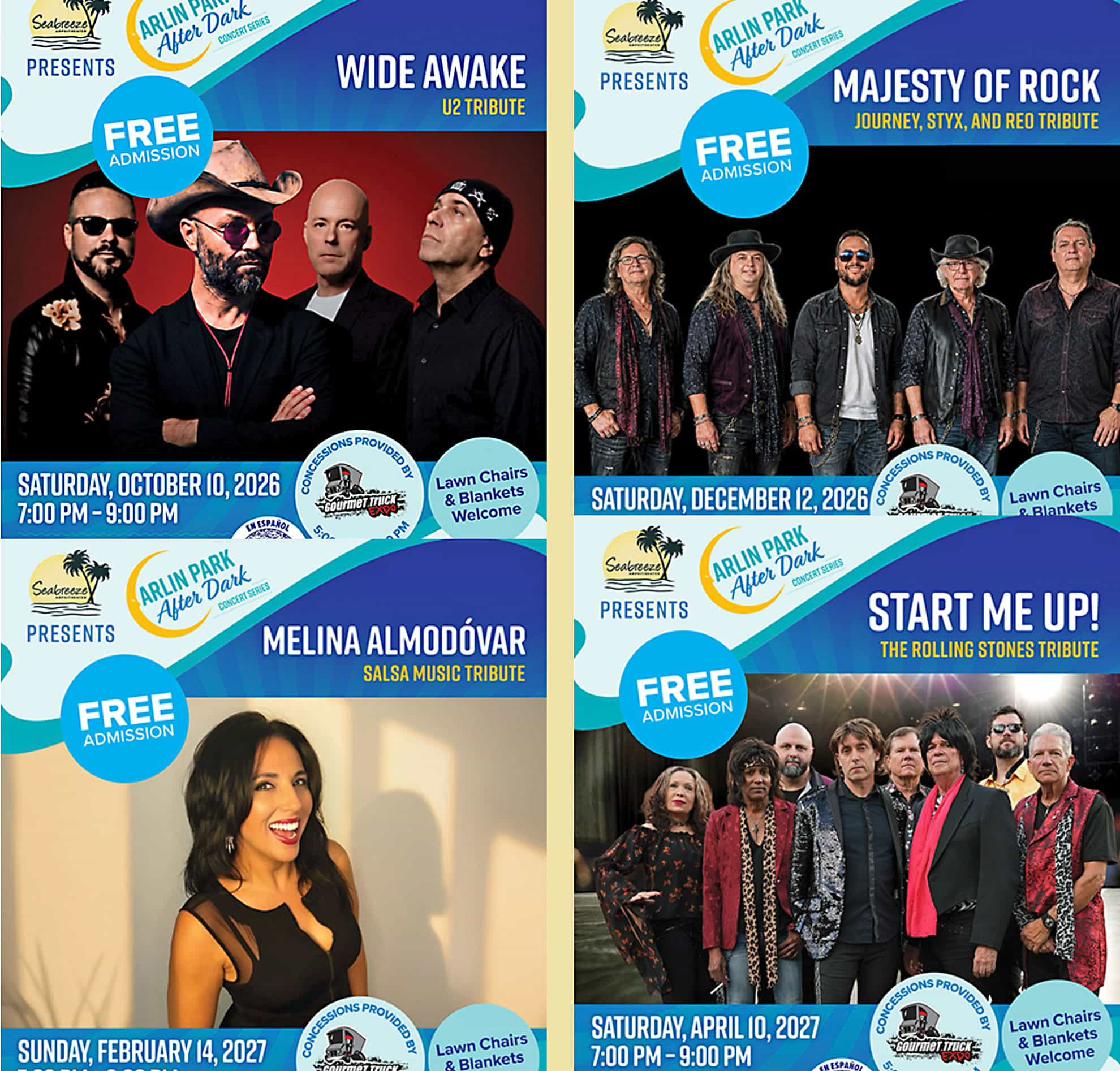 Free: Carlin Park After Dark concert series, Oct. 17
