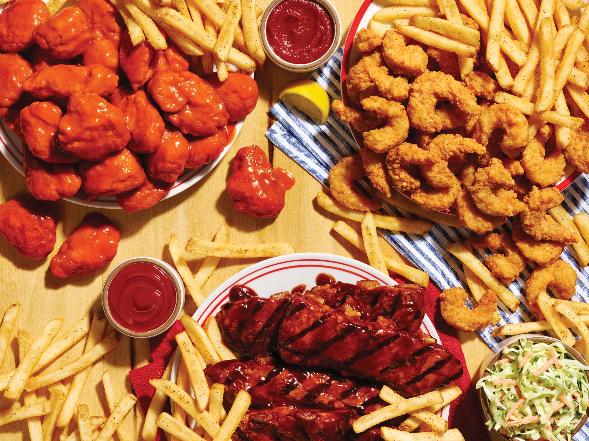 Applebee’s all-you-can-eat special returns for just $15.99 — includes chicken, ribs and shrimp!