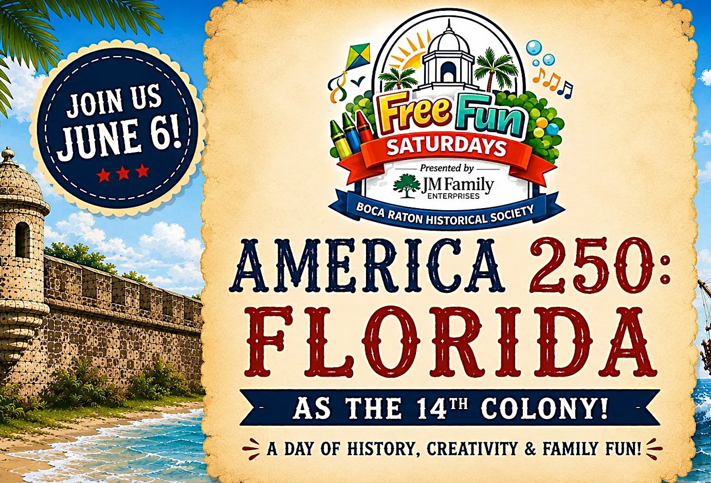 Free & Fun First Saturdays at Boca History Museum