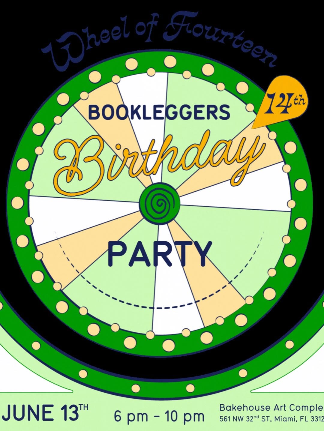 Free Bookleggers Wheel of Fourteen Birthday Party