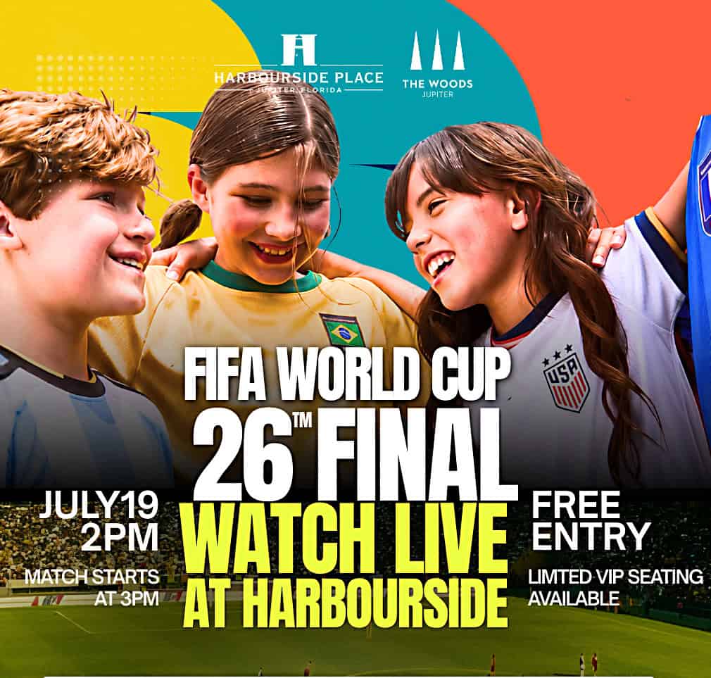 Free: Watch FIFA World Cup Final at Harbourside Place, Jupiter