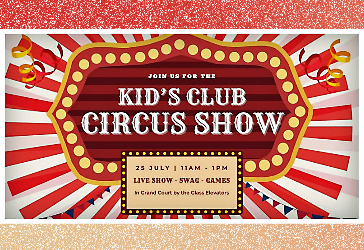 Free: Kid's Club Summer Circus Show, Wellington, July 25