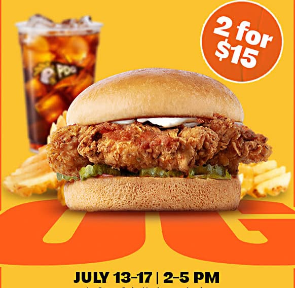 PDQ OG Classic Sandwich Meal Deal: Two for $15 through July 17th