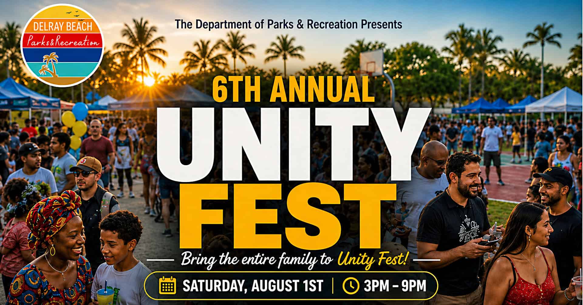 Free family fun at Delray Beach Unity Fest, Aug. 1