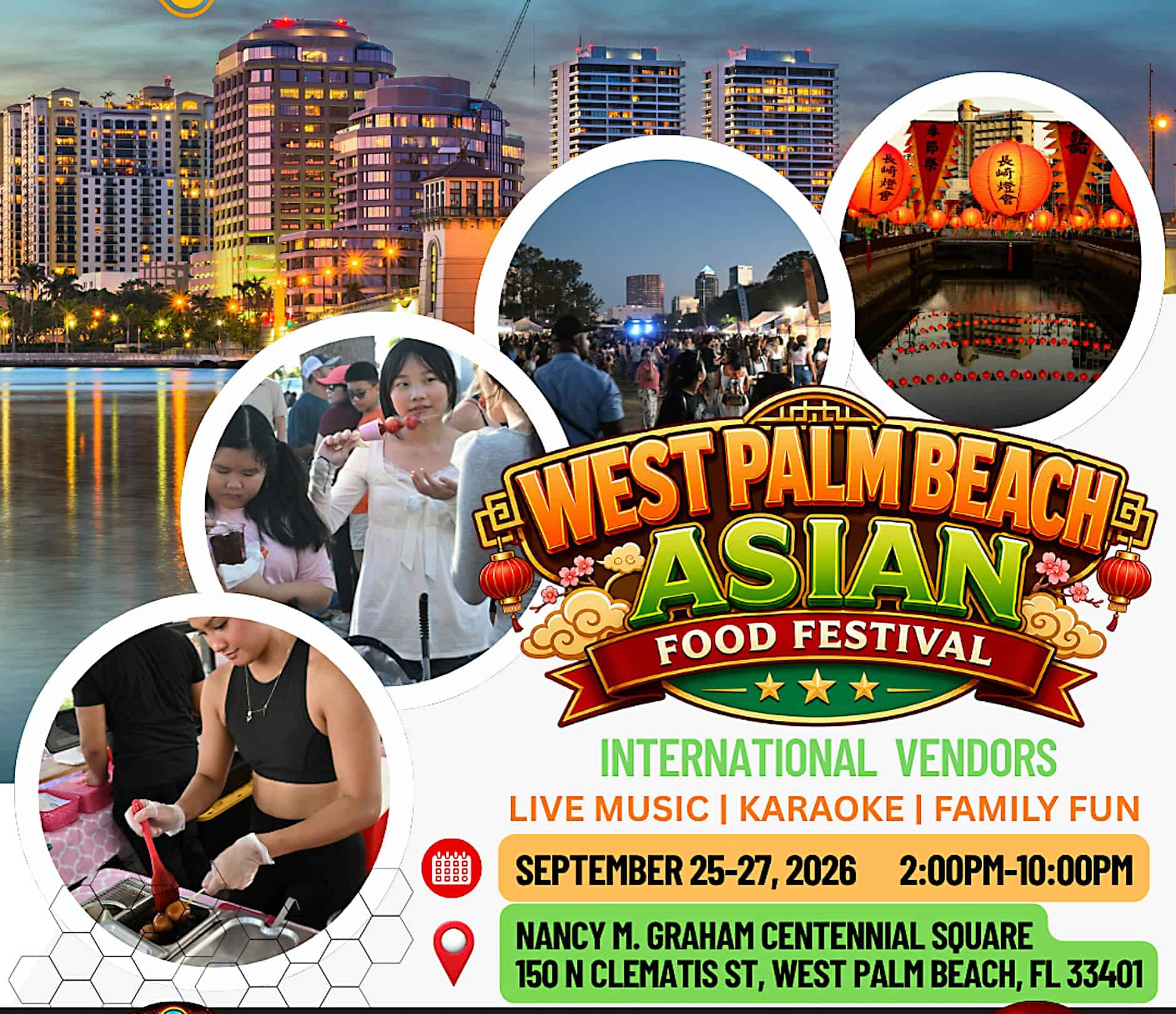 Asian Food Festival, with music and more, West Palm Beach, Sept. 25-27