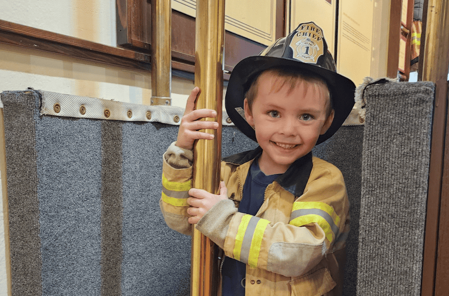 Vintage fire trucks, gear & a pole at Fort Lauderdale Fire and Safety Museum & entry is free