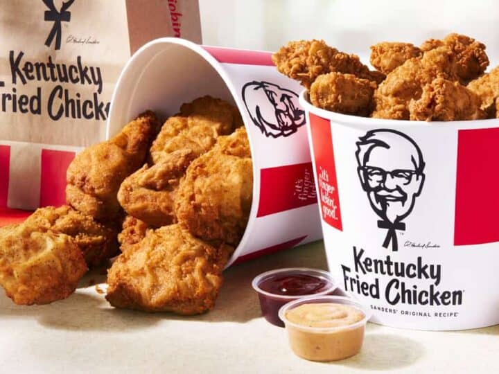 Kfc chicken and tenders buckets